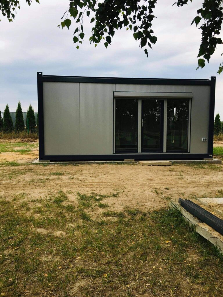 Wnętrze kontenera mieszkalnego w Lublinie